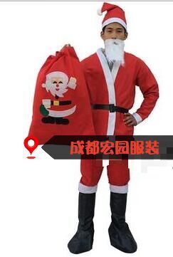 10GW090_圣诞节服装圣诞老人衣服服装圣诞衣服成人男款